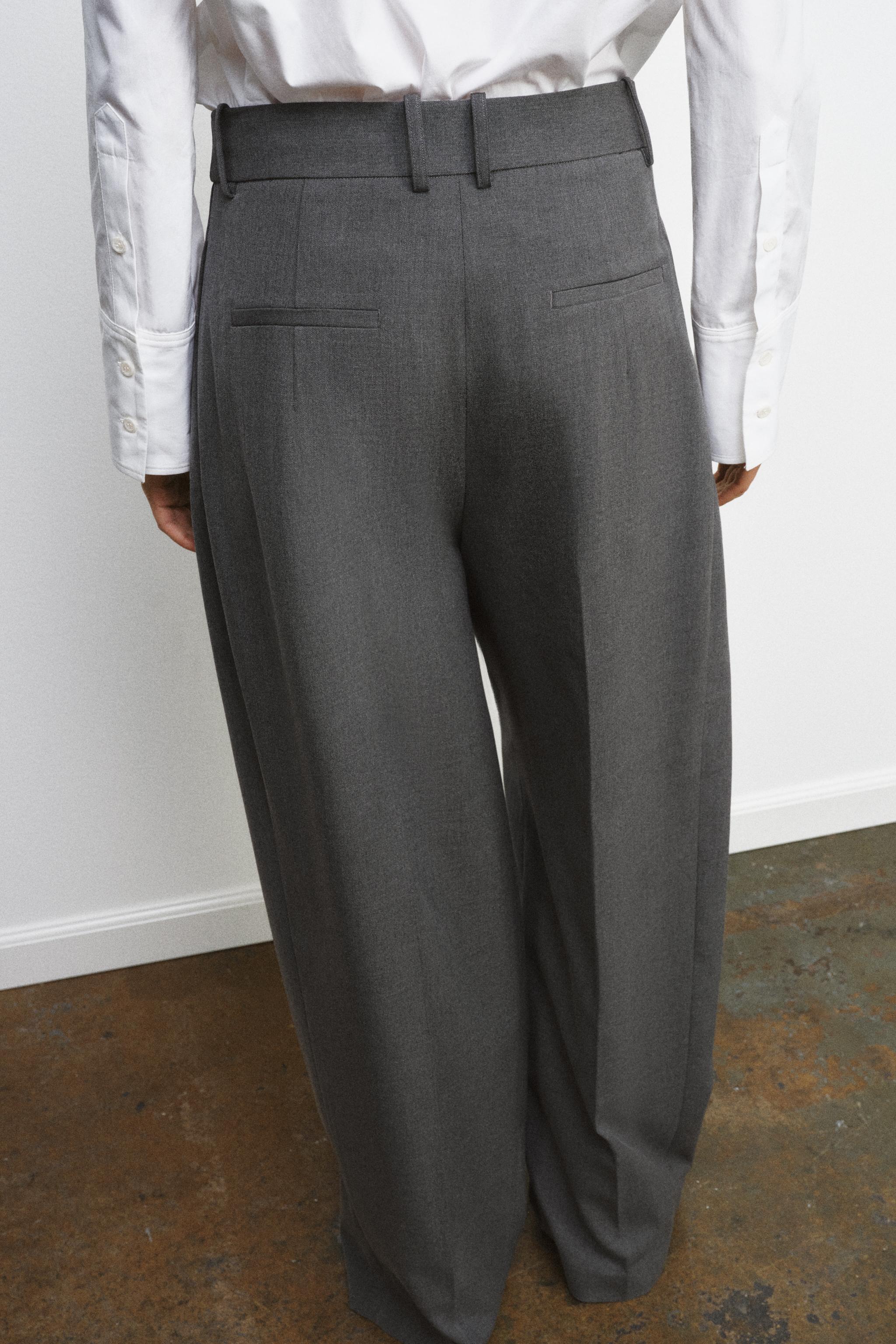 PLEATED PANTS ZW COLLECTION
